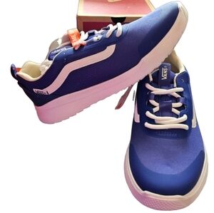 Vans Cerus Rw Skate Shoes Vans Sneakers Royal Blue White Kid's Youth Size 5 NEW